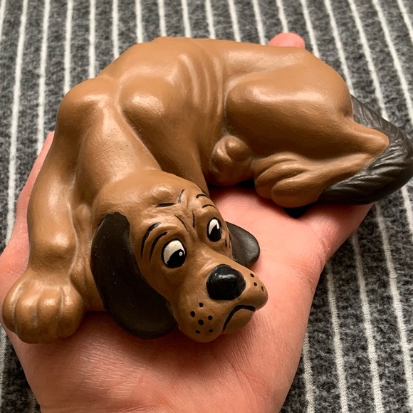 Ceramic Hand Painted Dog / Madonna Ohrt / Vintage Dog Figurine / Dog / Puppy - Picture 5 of 16